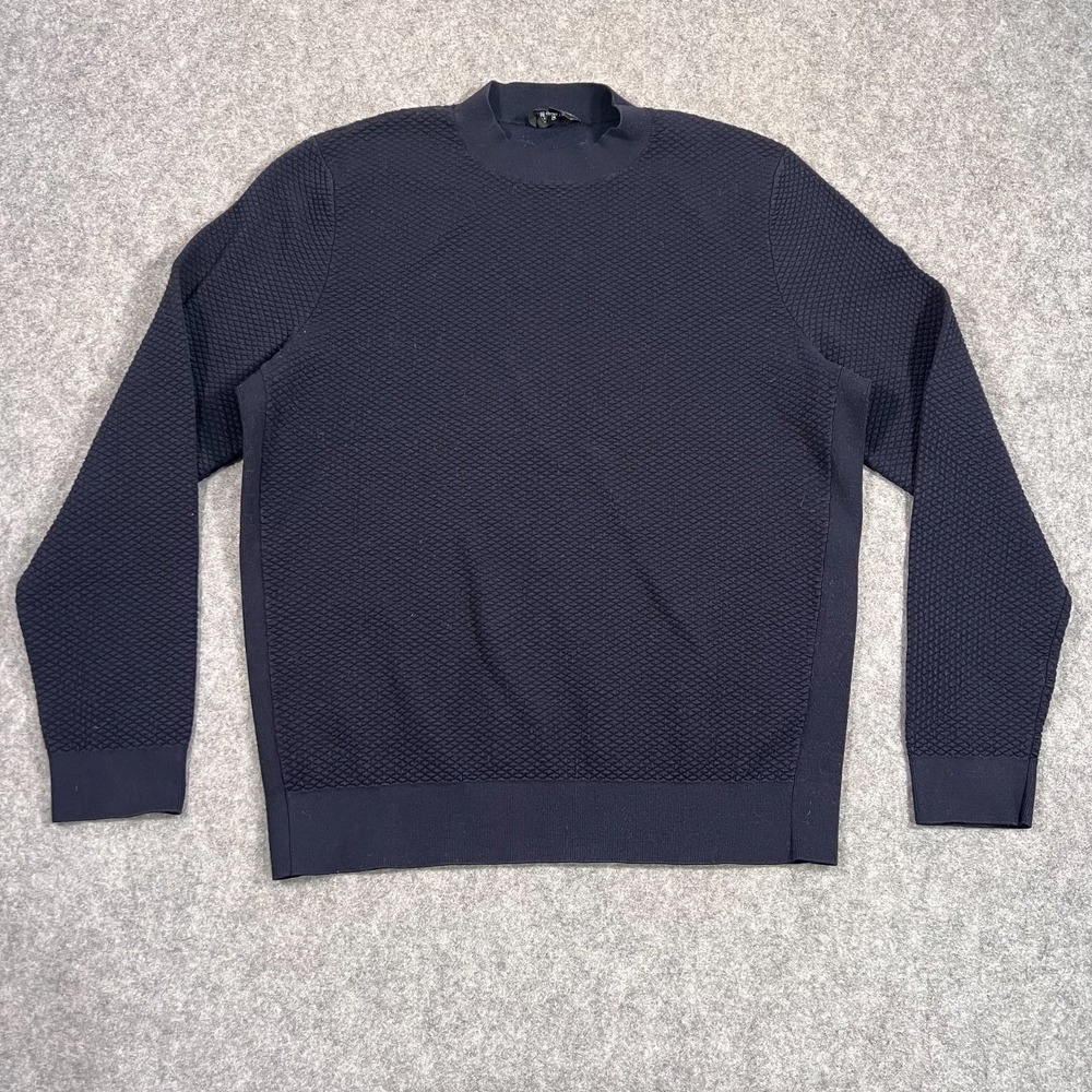 A.P.C. Rue Madame Paris Navy Blue Knit Pullover‎ Sweater Women's Size XXL